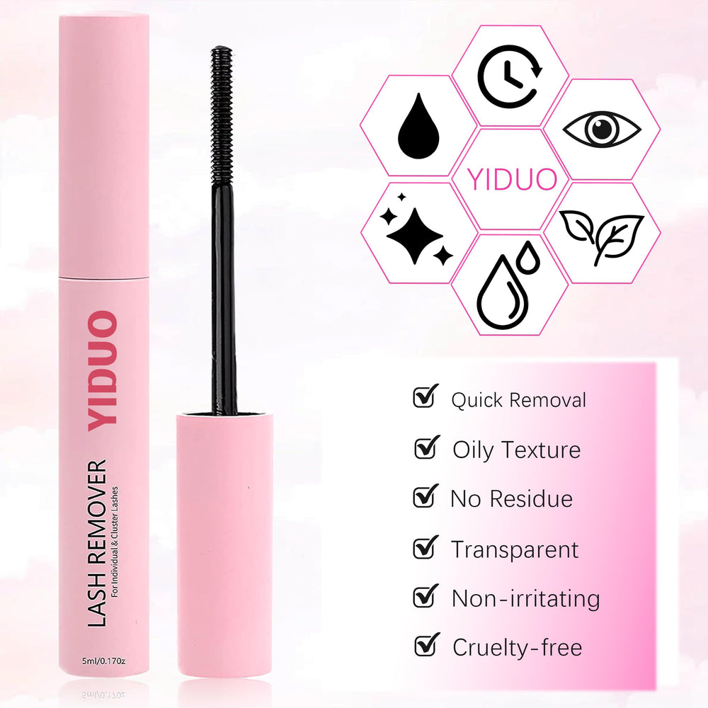 YIDUO sellador para pestanas 5ml transparente protege el conjunto contra suciedad