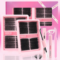 YIDUO kit de clústeres 40D para ojo de gato, look definido todo el día