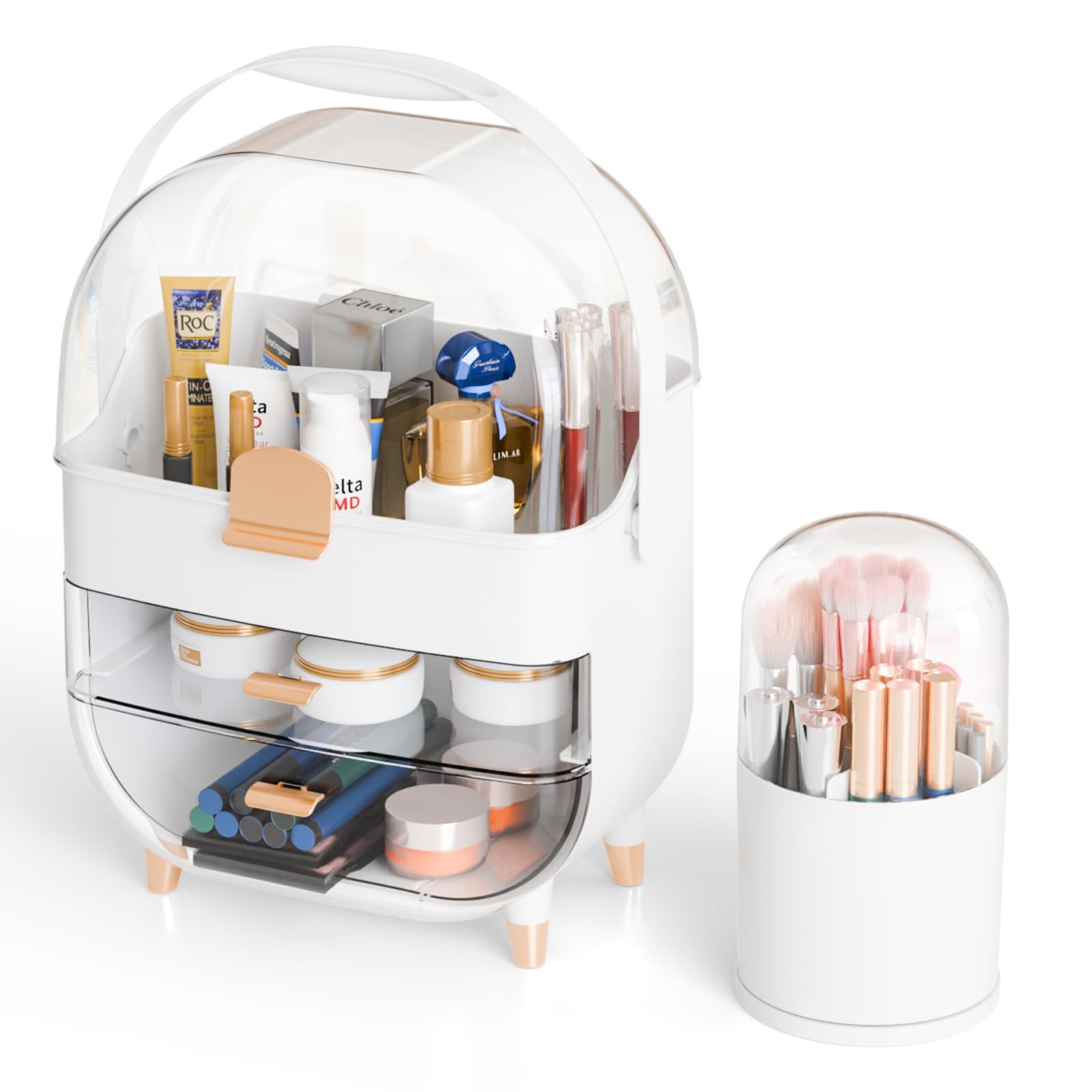 Yieach organizador bano dormitorio compacto para mantener todo ordenado