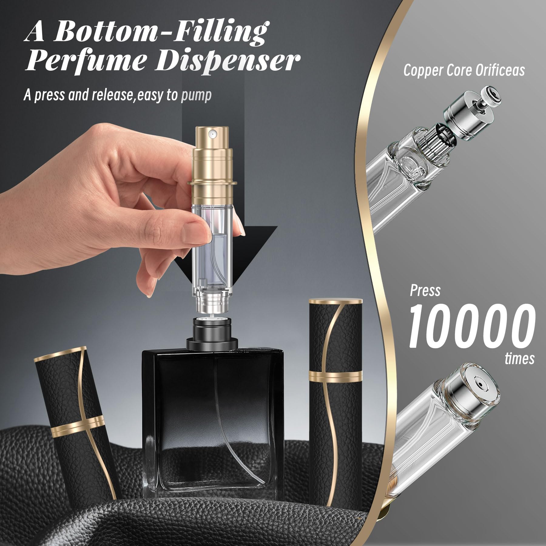 Rociado de nebulización nano de YIERSO para perfume uniforme