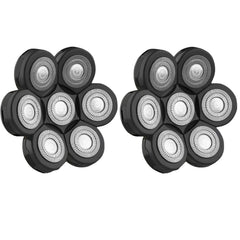 Cabezal de repuesto Yieyosd 7D, compatible para afeitado cómodo