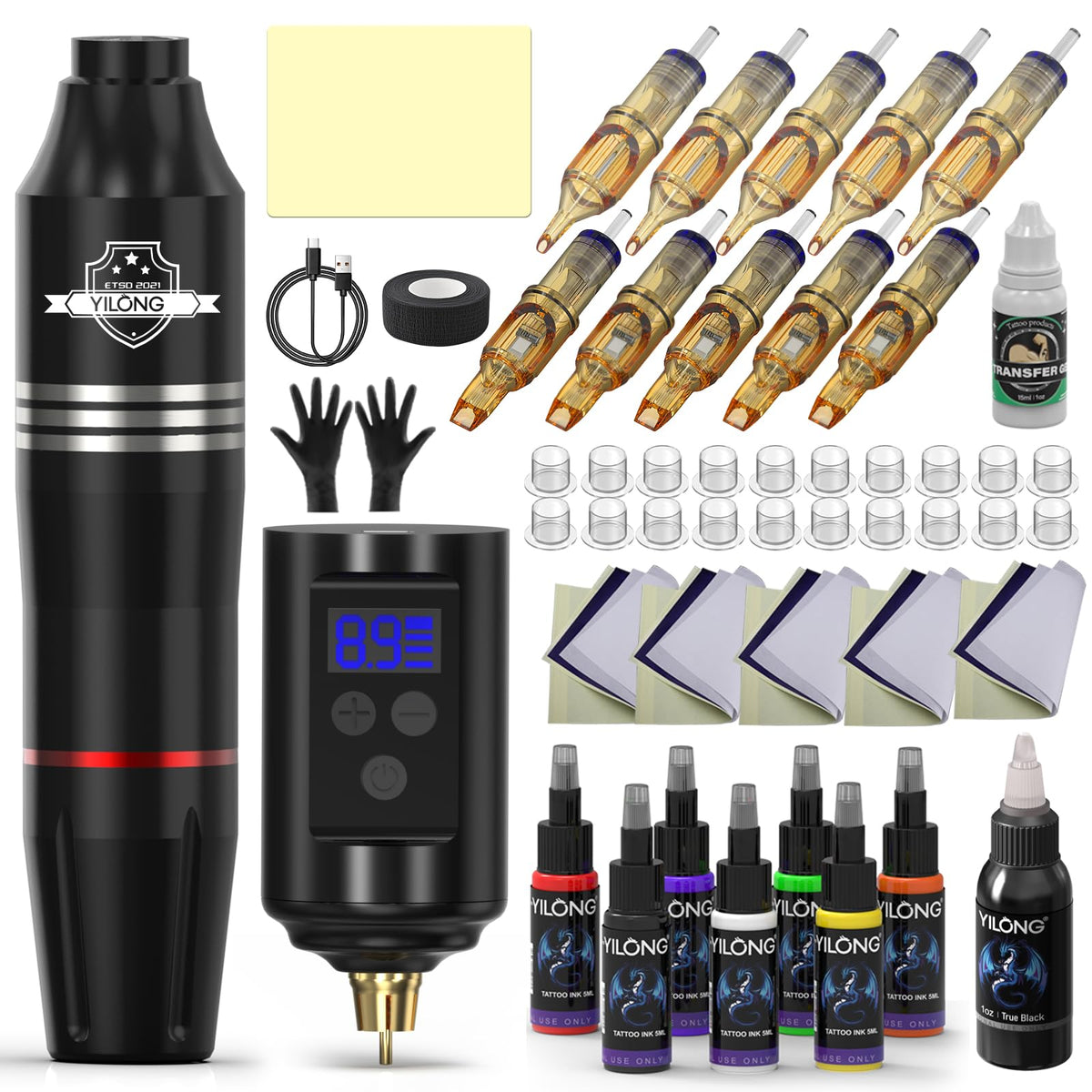 YILONG kit para principiantes con enfoque ergonómico en la mano para mayor comodidad.