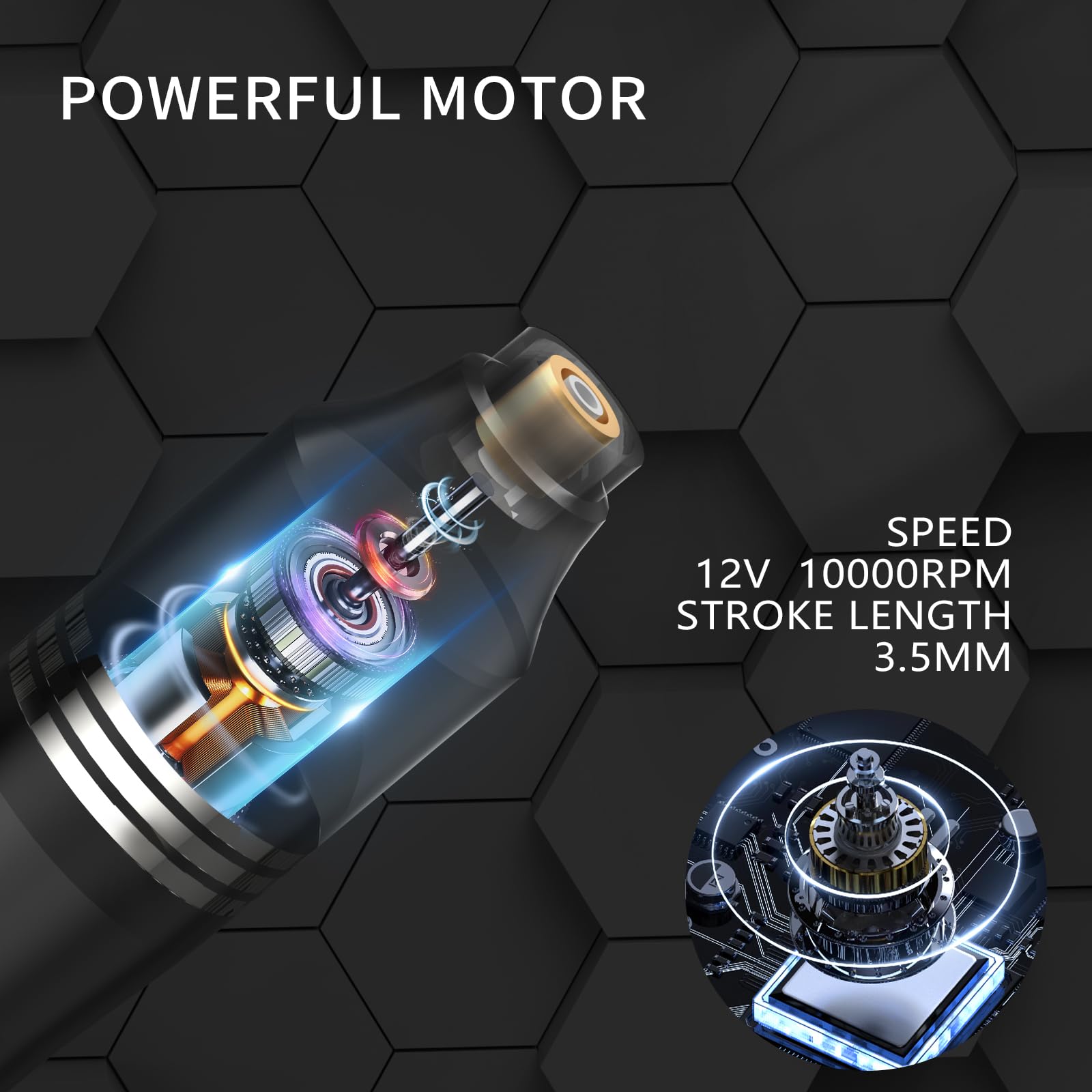 Motor sin escobillas del kit YILONG para un funcionamiento suave y estable.