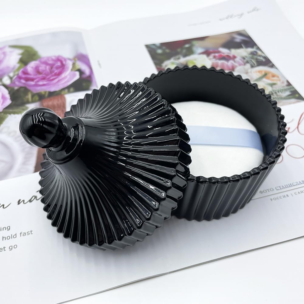 Envase de cristal YILUSHENGHUA para polvo suelto con diseño elegante