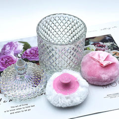 Puf con asa de YILUSHENGHUA para maquillaje, retoques precisos.