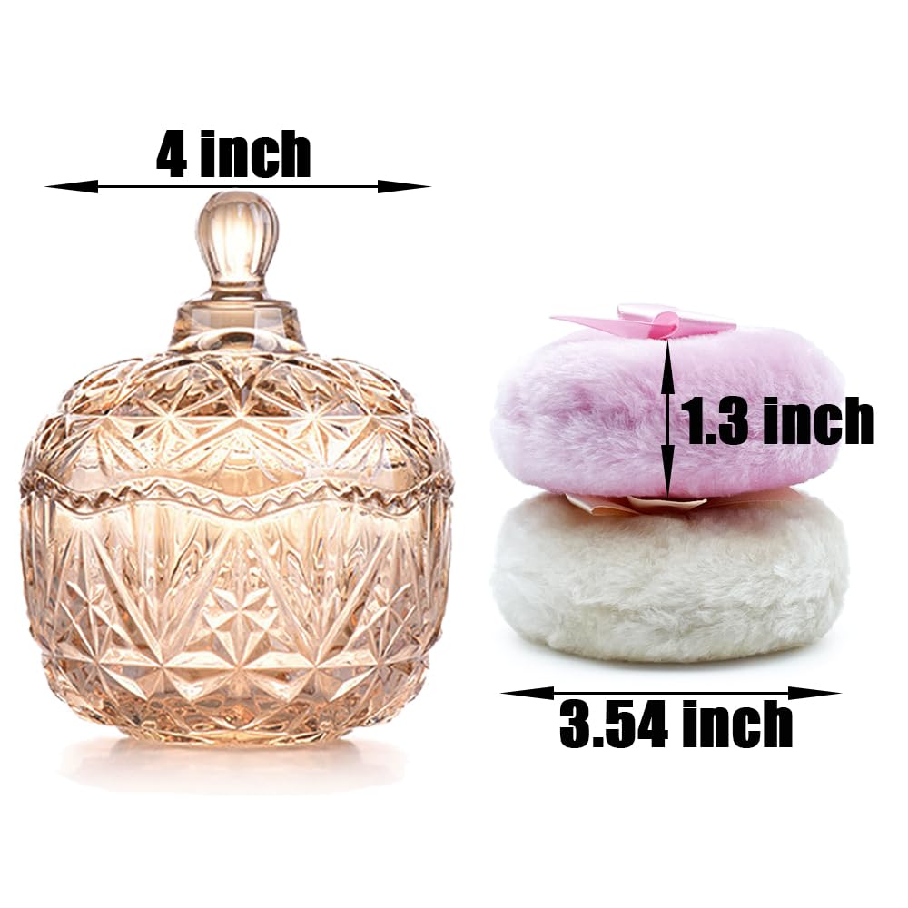 YILUSHENGHUA Puffs suaves de 3,5 pulgadas para aplicación suave y controlada.