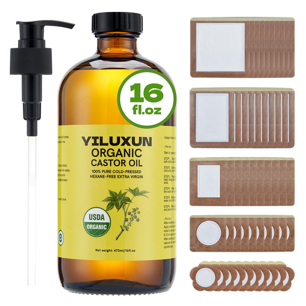 YILUXUN pack de compresas de aceite de ricino para uso corporal relajante