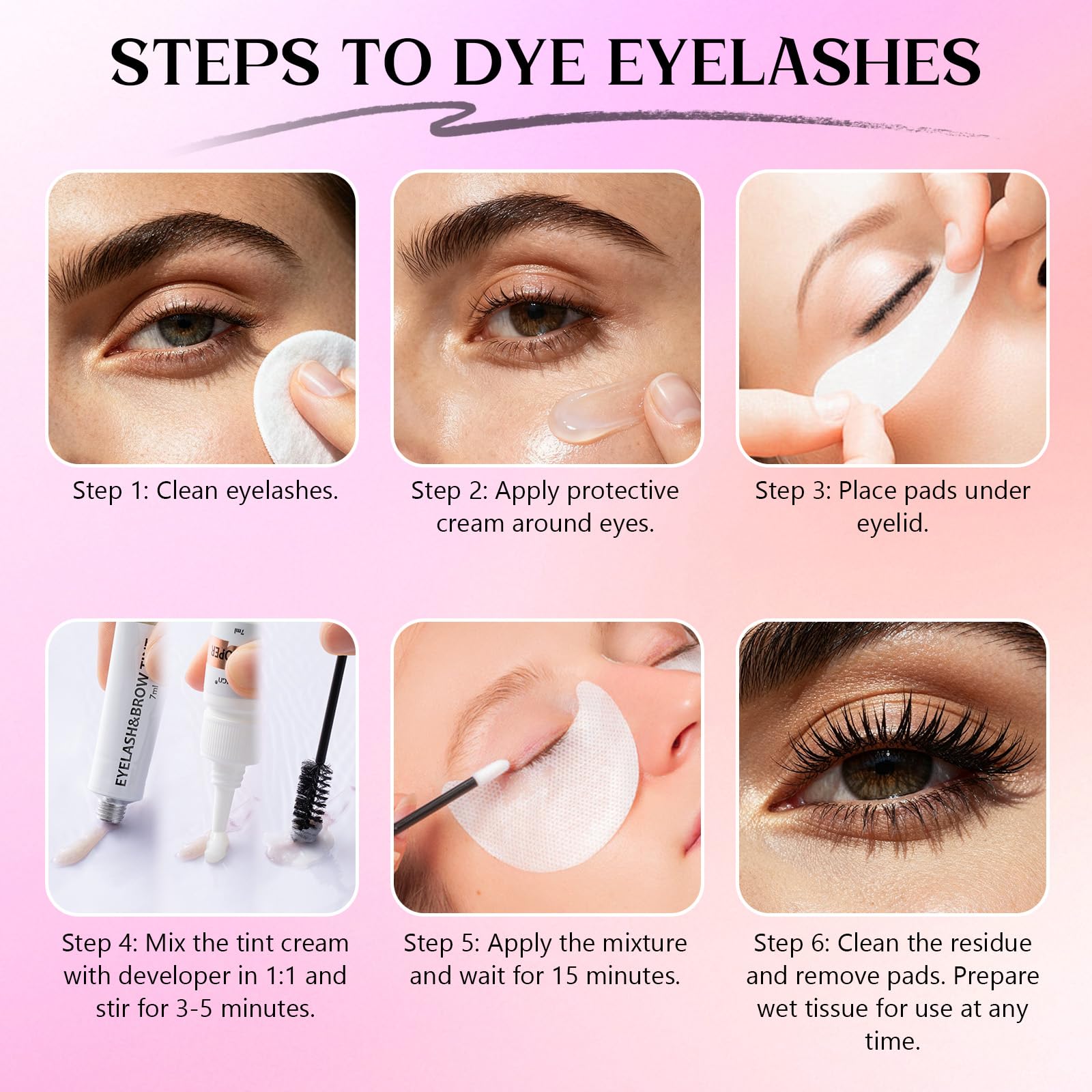 YIMEIR Varios tonos para adaptar cejas y pestañas a tu estilo.