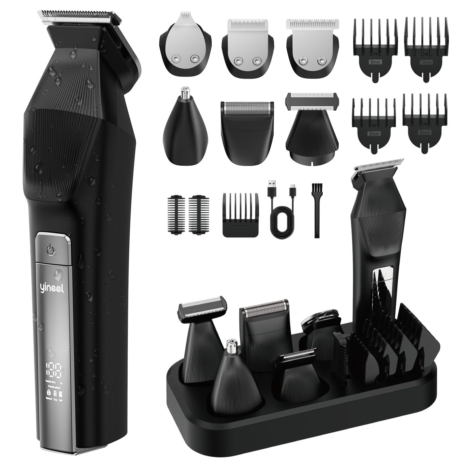 Yineel HC600: corte de barba suave y preciso para un look definido