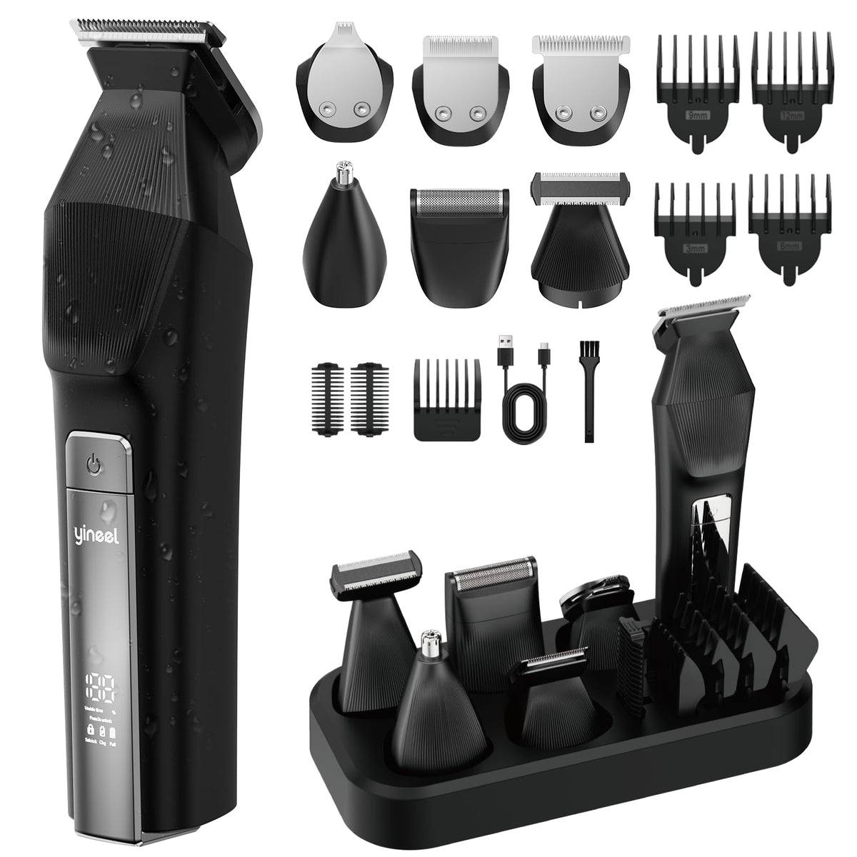 Yineel HC600: corte de barba suave y preciso para un look definido