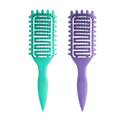 Cepillo Yingbtr para definición de rizos ergonómico, modela rizos sin tirones.