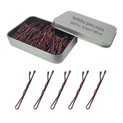 YINGFENG horquillas mini onduladas marrón para peinados diarios con sujeción elegante.