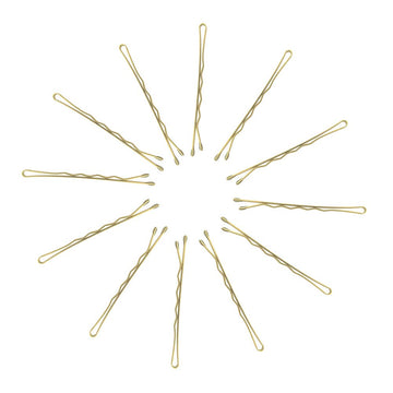 YINGFENG: juego de pasadores dorados, ideal para peinados rápidos.