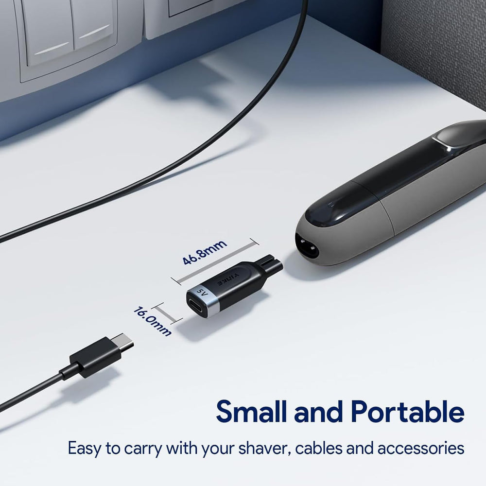 Cable USB-C no incluido, listo para usar con su cable existente.