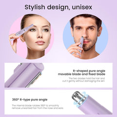 Yinowt motor potente para un corte preciso de cejas y vello facial