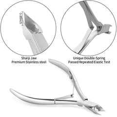 YINYIN Empujador-cutícula ergonómico para una aplicación cómoda y suave.