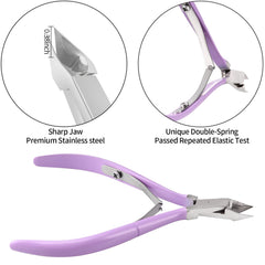 YINYIN Empujacutículas ergonómico para regresar la cutícula en su lugar.