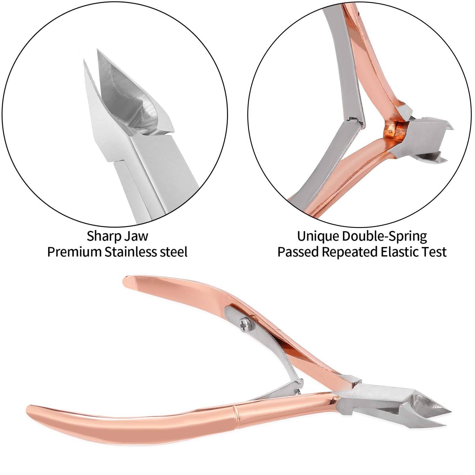 YINYIN empujador cutículas ergonómico para mantenimiento cómodo