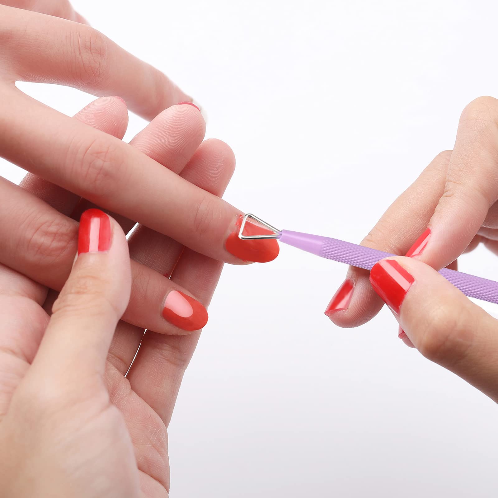 YINYIN Estuche compacto dorado para guardar el kit de manicura.