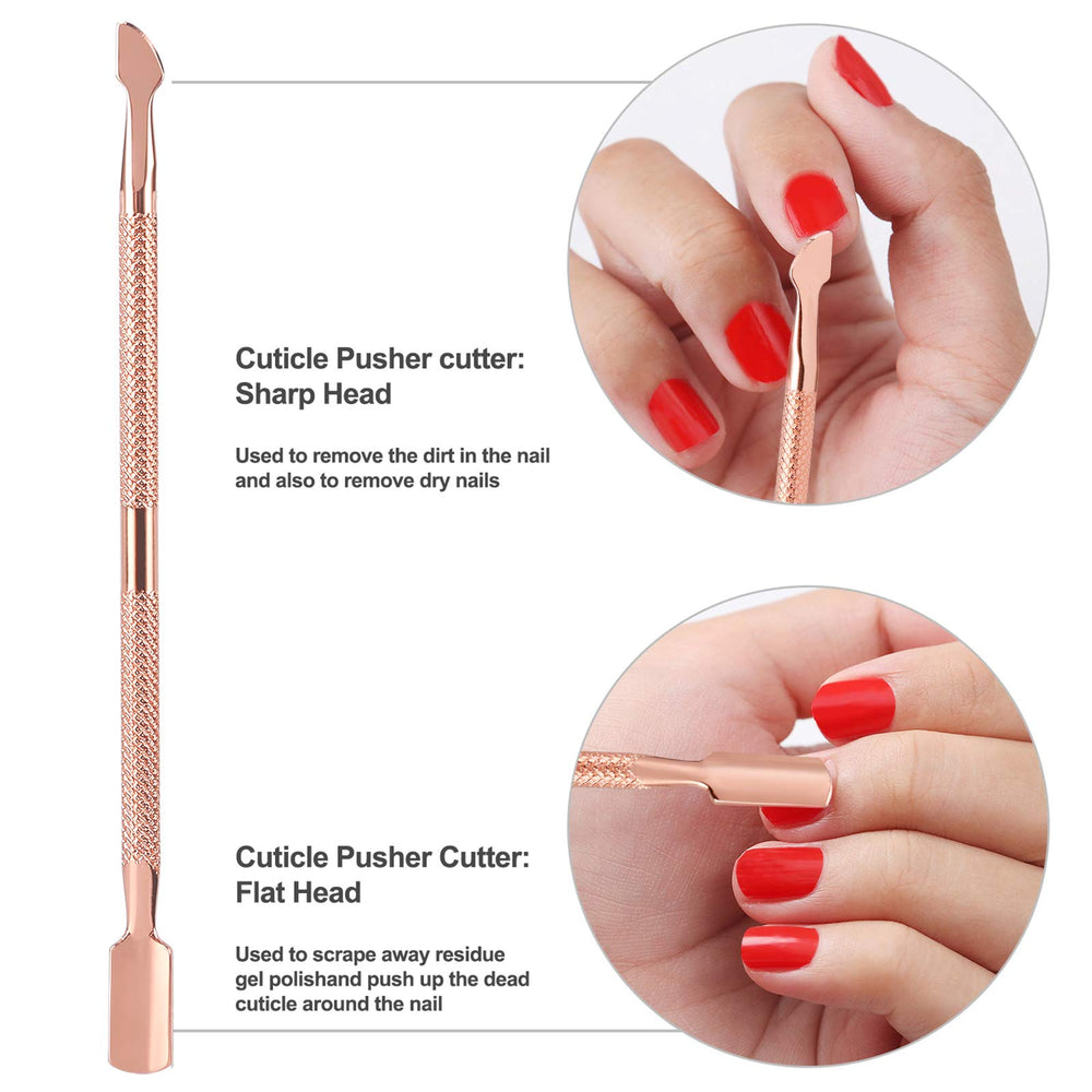 YINYIN set 3 en 1 para cutículas y uñas con uso profesional