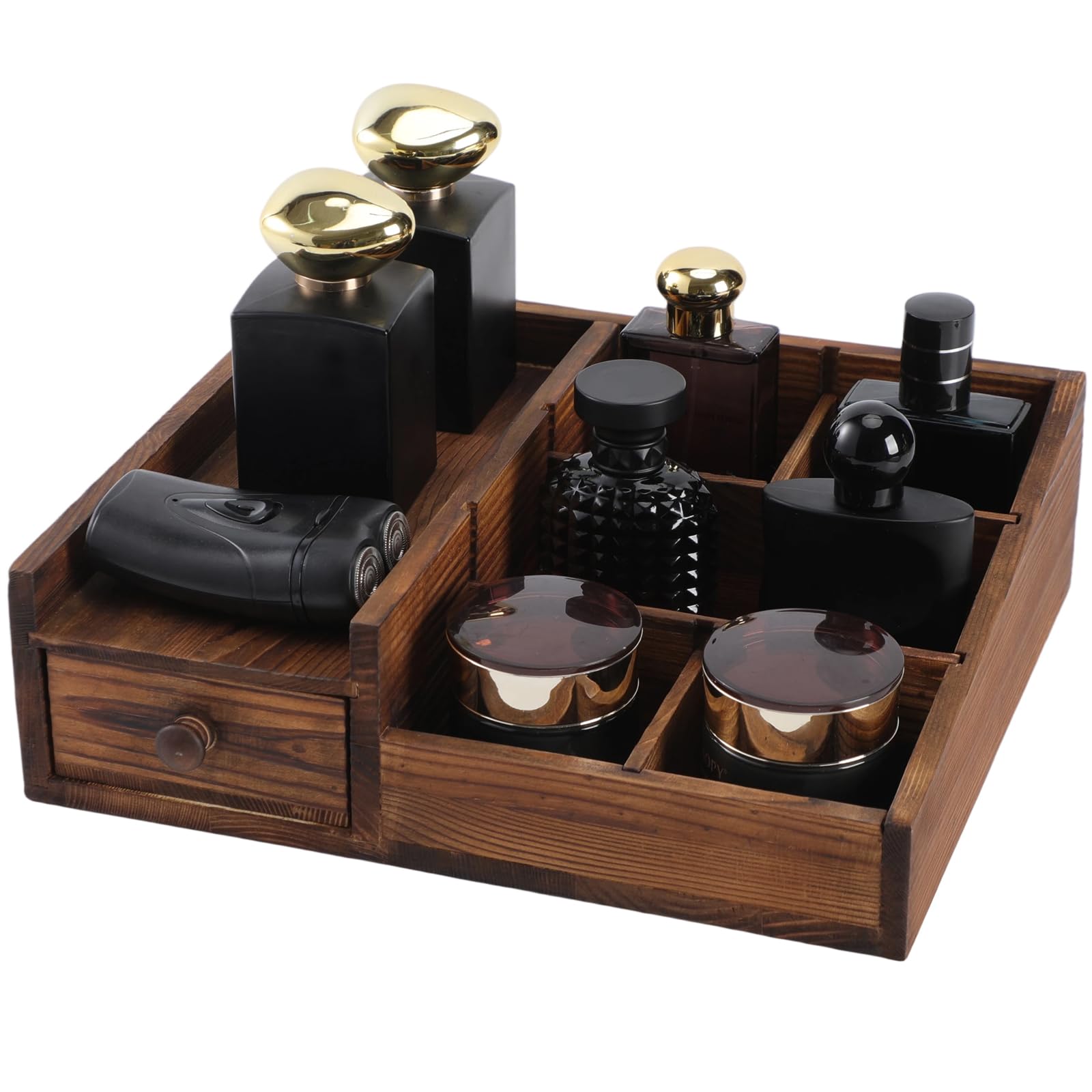YIOJOYD organisateur Cologne à 6 compartiments pour un rangement pratique.