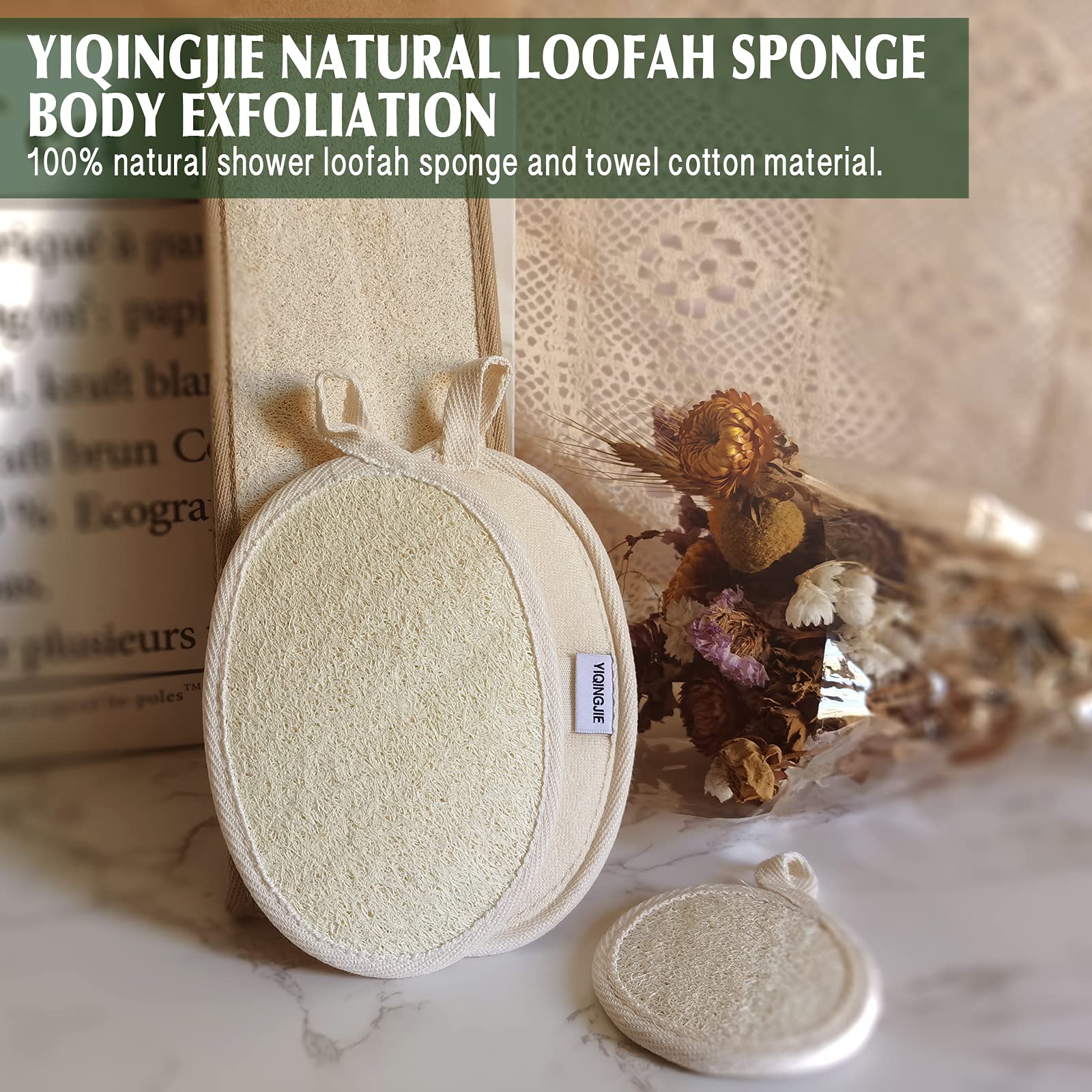 YIQINGJIE set exfoliante natural para cuerpo y rostro en casa.