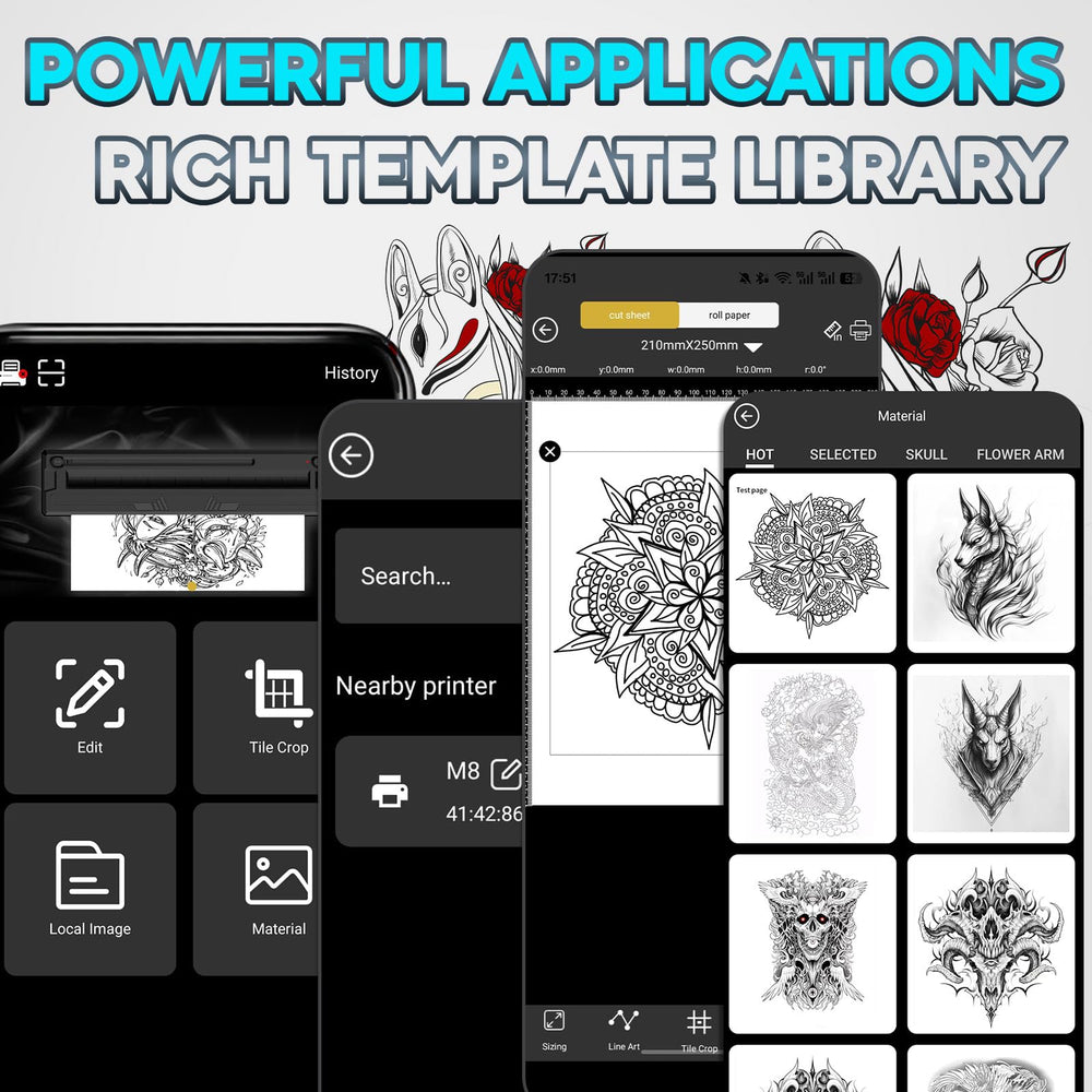 YIRIGUI biblioteca de plantillas gratuitas para practicar