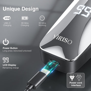 Diseño compacto y estuche de viaje incluido de YIRISO