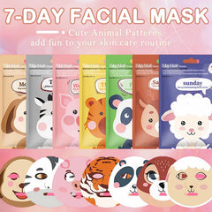 Yishifa mascarilla facial animal tigre, revitaliza la piel y aporta luminosidad