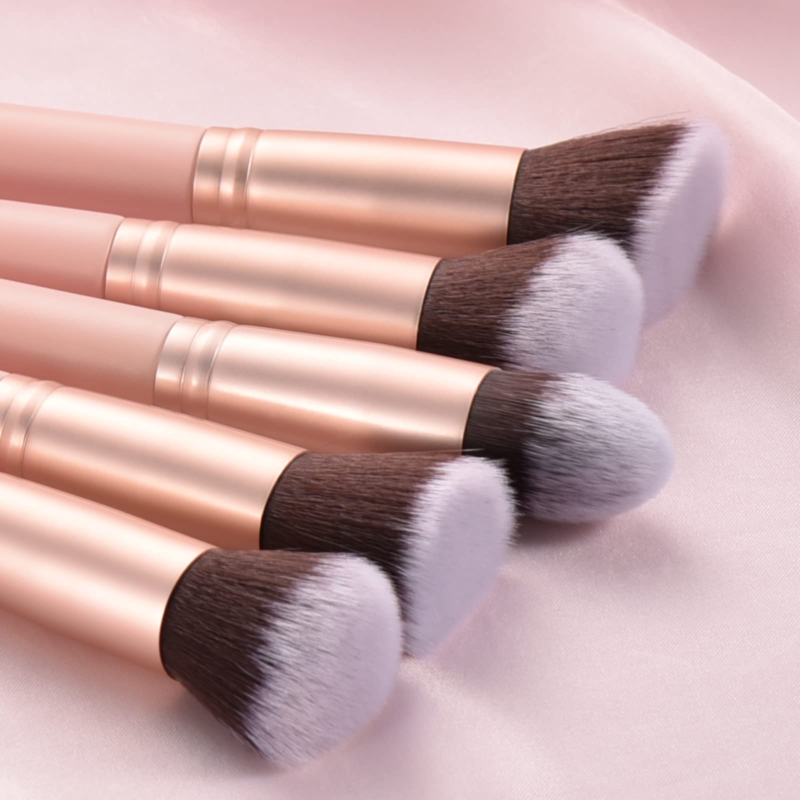 Pincel detalle de ojos YJ-Anyue rosa para retoques finos