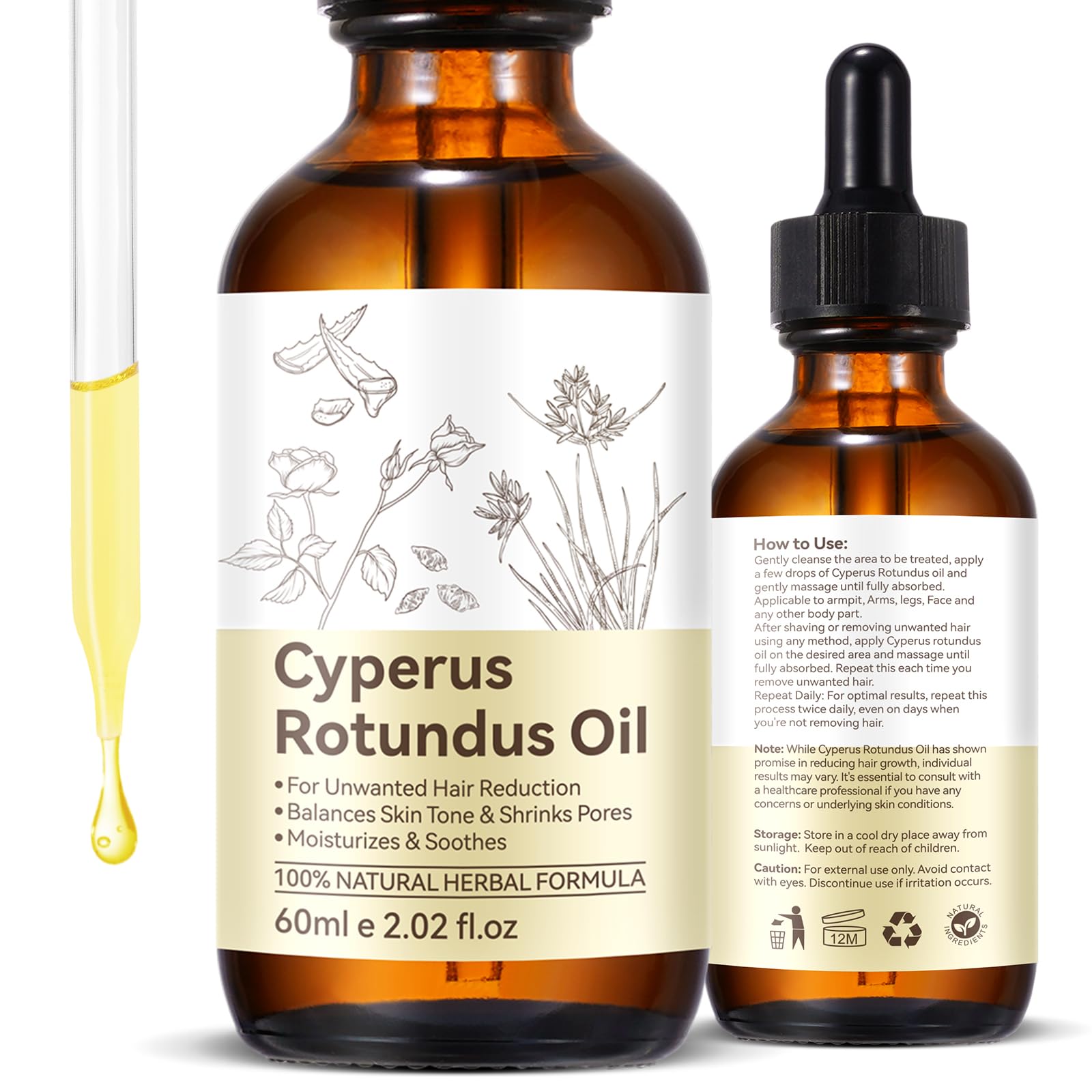 YJDHRPBI Cyperus Rotundus – enfoque en eliminación suave del vello