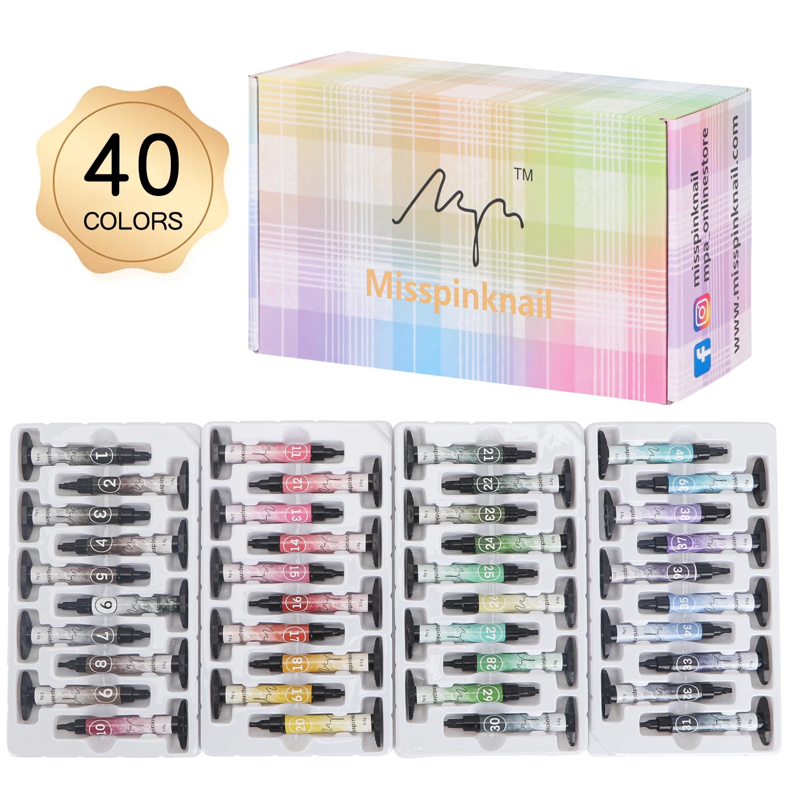 YJMyujimi Gel Uñas: gel en tubos oscuros para proteger la intensidad del color