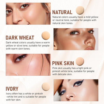 YJW Flawless Eraser Foundation Stick con cuatro tonos para pieles diversas.