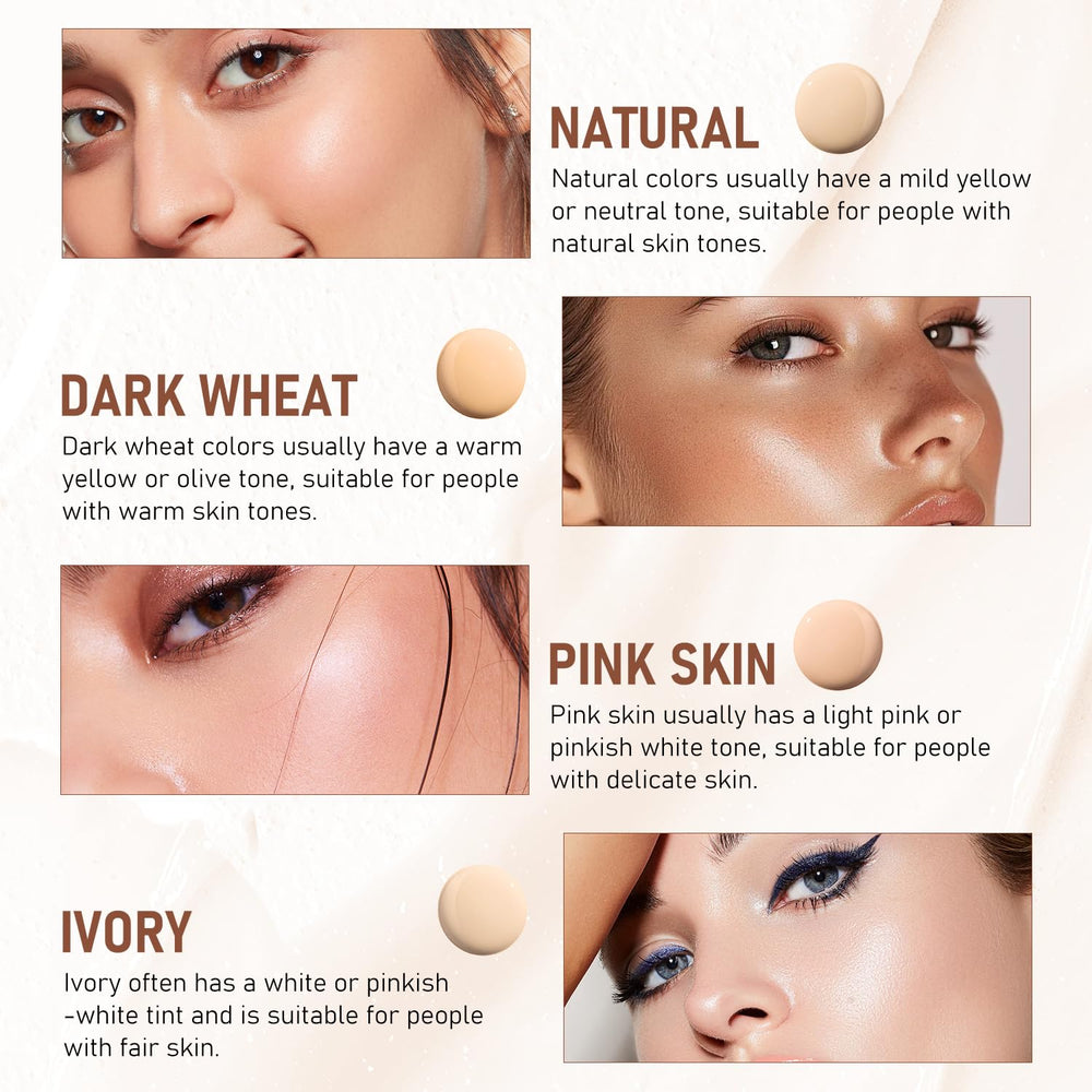 YJW Flawless Eraser Foundation Stick con cuatro tonos para pieles diversas.