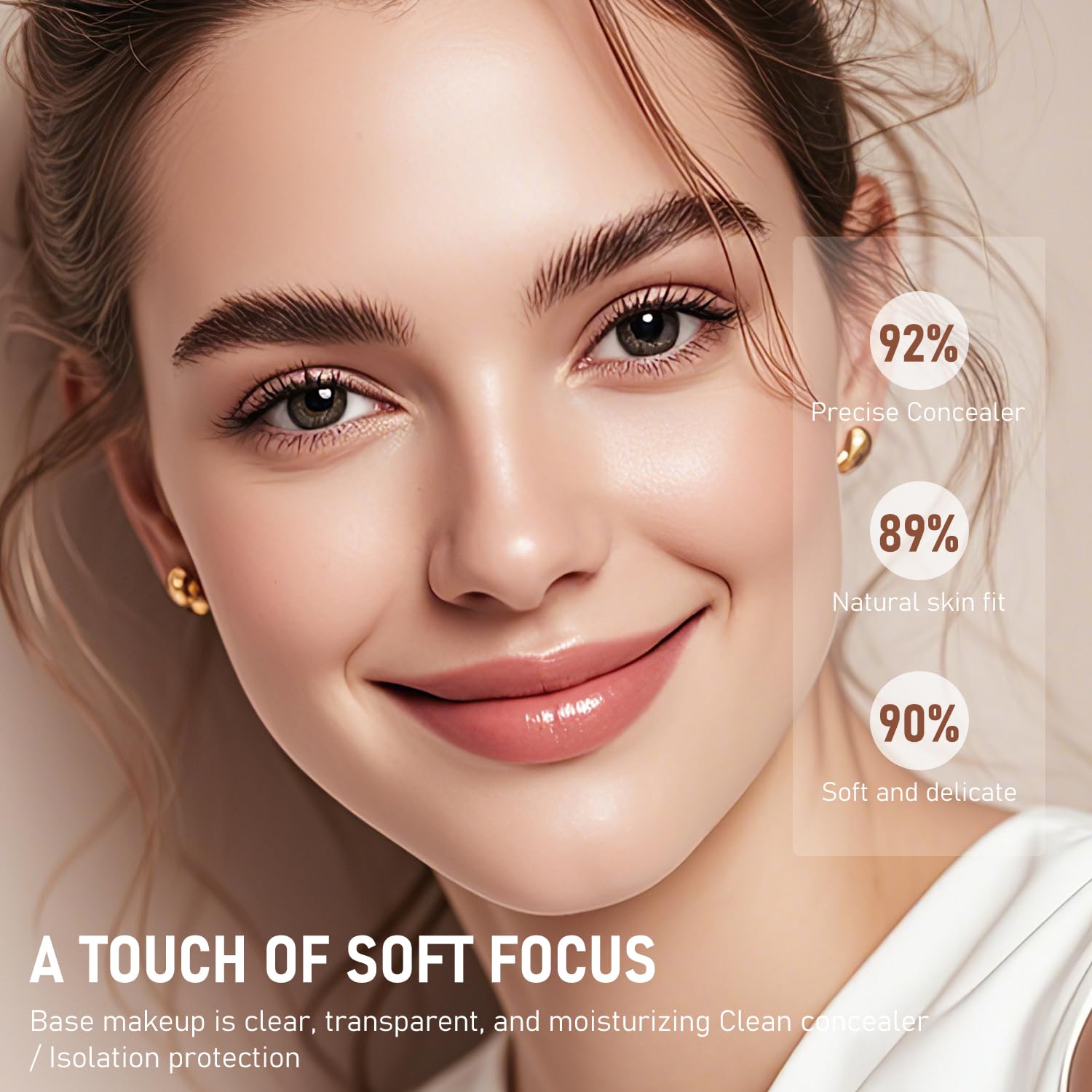 YJW Flawless Eraser Foundation Stick para contorno suave y realce sutil.