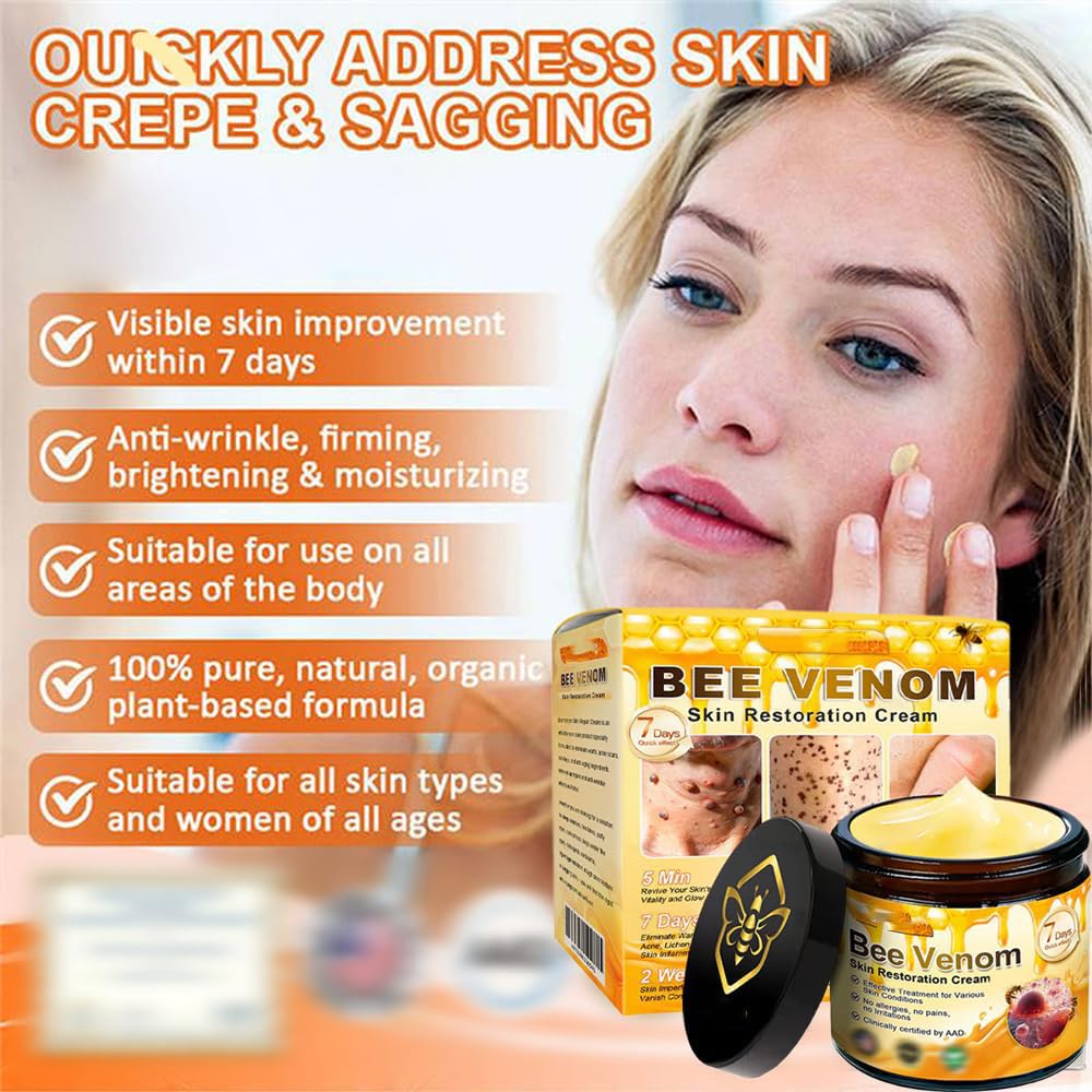 Ylahdent crema veneno abeja diseño de empaque elegante para tu rutina