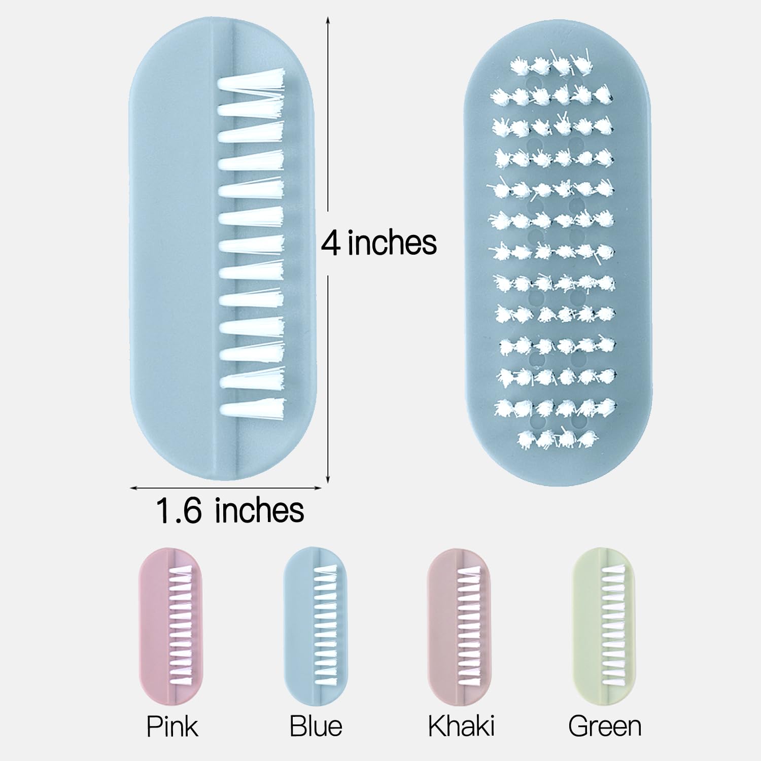 Cepillo de uñas para tareas diarias y jardinería.