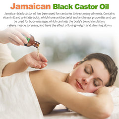 YLXYZUAD Aceite de castor jamaicano para barba: cuidado diario y crecimiento potencial.