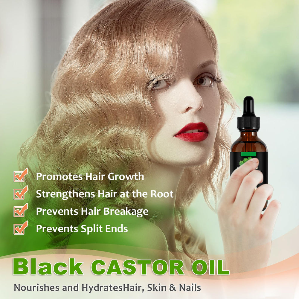 YLXYZUAD Aceite de castor jamaicano: textura rica para nutrir la piel y zonas secas.
