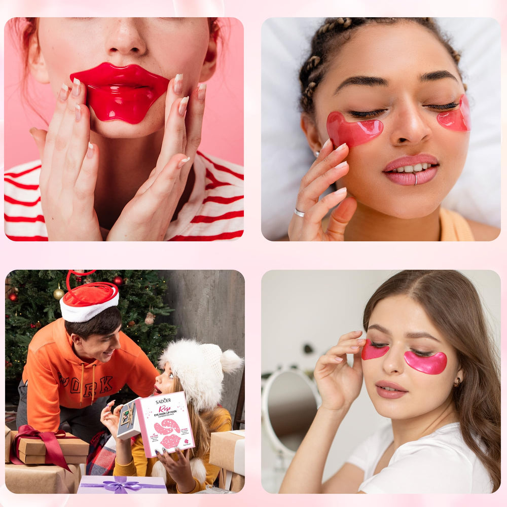 YMEYFAN conjunto ojos y labios rosados para viaje