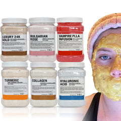 YMEYFAN Jelly Mask en 6 frascos, ideal para salones de belleza profesional.
