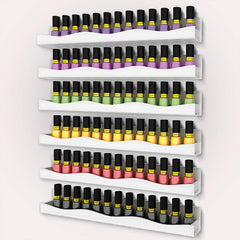 YMVV estante para esmaltes 15p; frente claro para elegir color fácilmente.