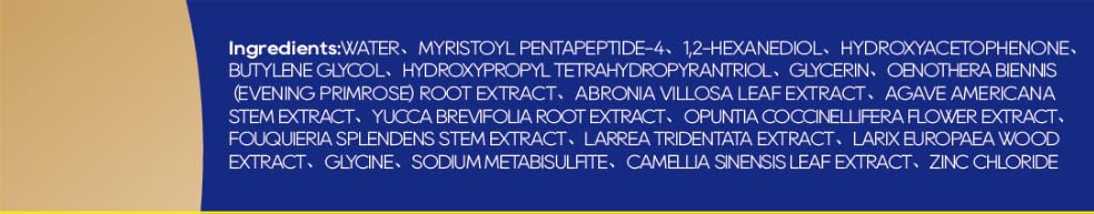 Ingredientes clave de YNGLLC para el cuidado suave de cejas.