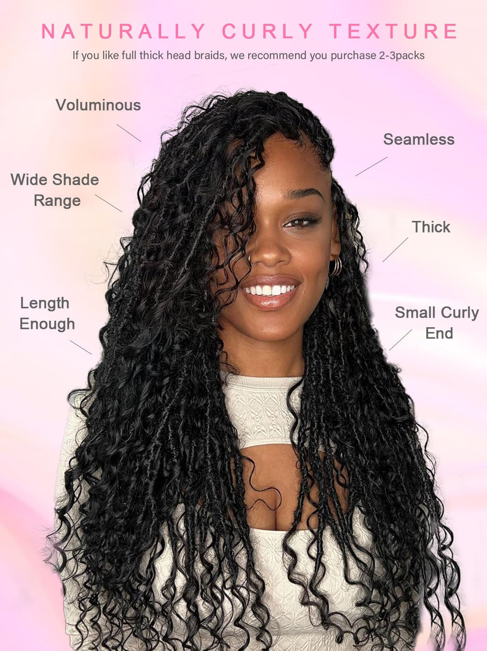YNiSew versatile braiding hair for many styles