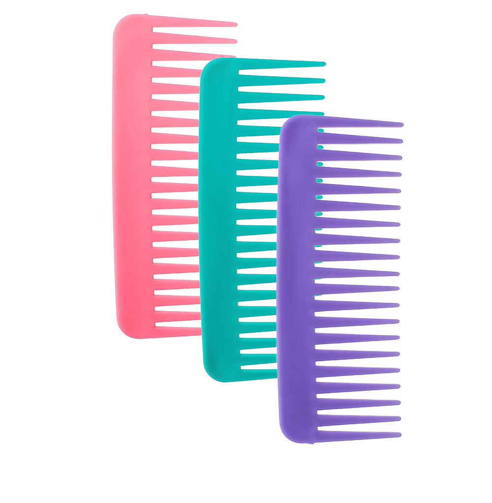 Cepillo YOFAN con dientes anchos para cabello rizado, desenreda suavemente y reduce tirones.