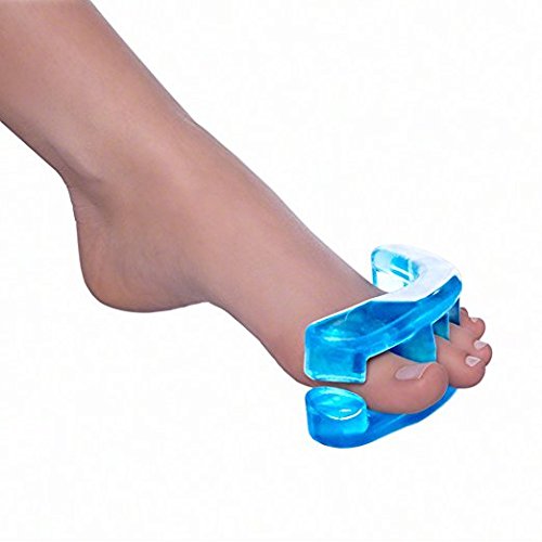 YogaToes Classic Bleu Saphir, gel de qualité médicale pour un toucher sûr.