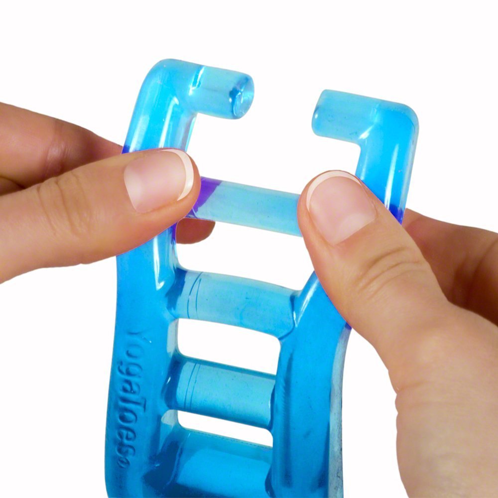YogaToes Classic Bleu Saphir, séparateur d'orteils pour un alignement potentiel.