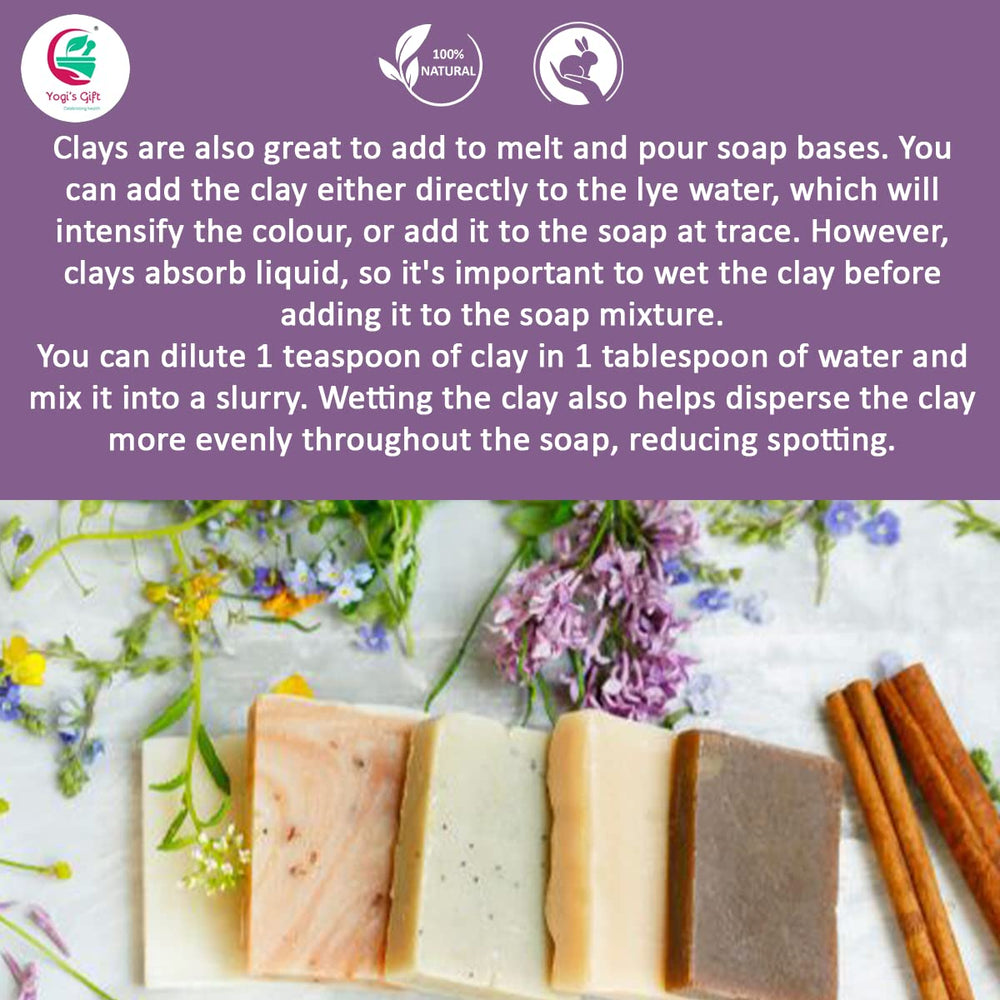 YOGI’S GIFT: arcillas para jabones y cosmética artesanal, fáciles de usar.