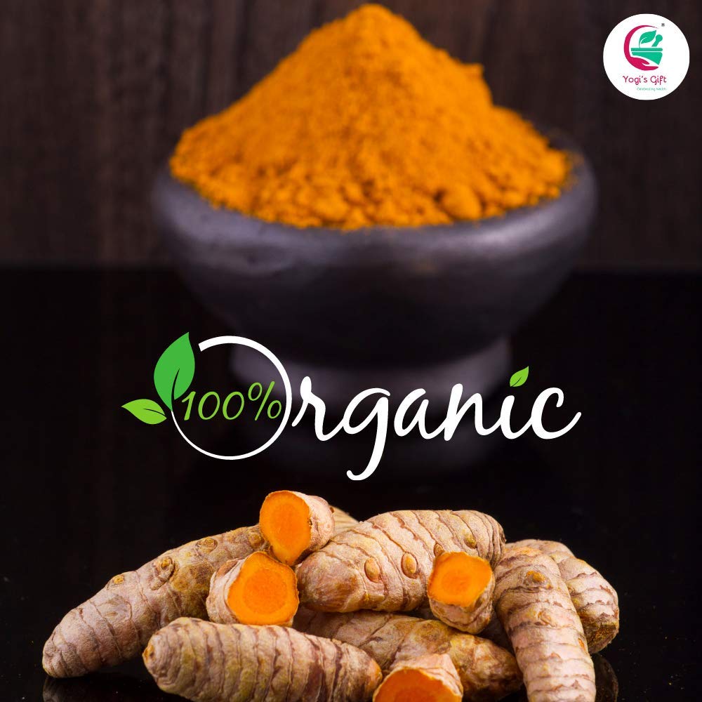 Yogi’s Gift: cúrcuma orgánica en polvo, cultivo sostenible.