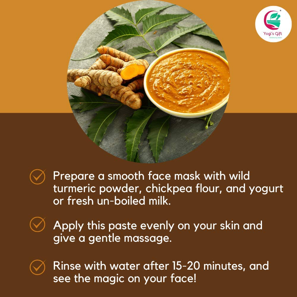 Yogi’s Gift: envase de cúrcuma para tu rutina de belleza diaria.